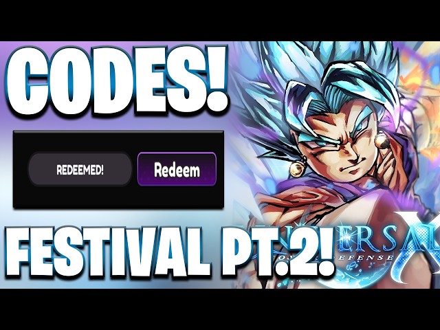 *🎊FESTIVAL PT.2* NEW ALL UNIVERSAL TOWER DEFENSE CODES FOR FESTIVAL PT.2 UPDATE! ROBLOX UTD CODES