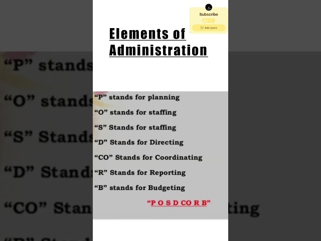 Elements of administration #nursing #nursingmanagement #administration