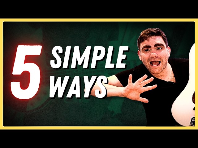 5 Simple Ways To Connect Chords On Bass