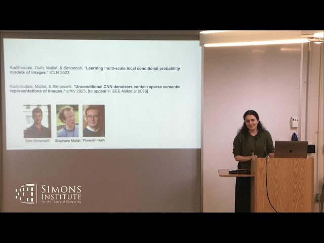 Global selection, local completion: a probabilistic anatomy of diffusion U-Net