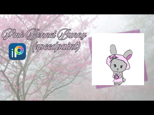 Drawing a Bunny Holding a Little Apple 🍎🐰 | Speedpaint
