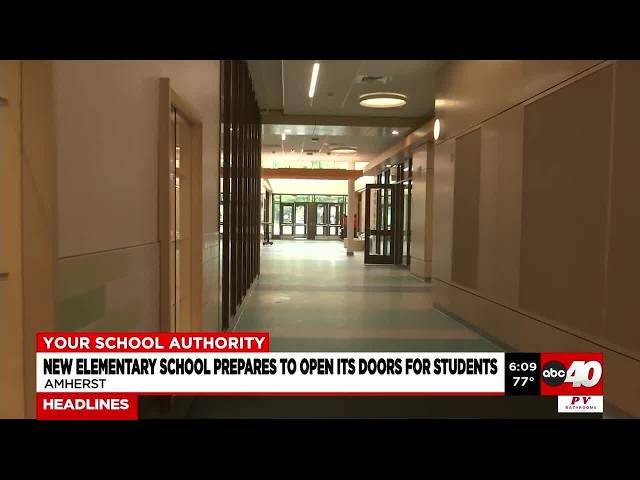 New Amherst elementary school prepares to open its doors