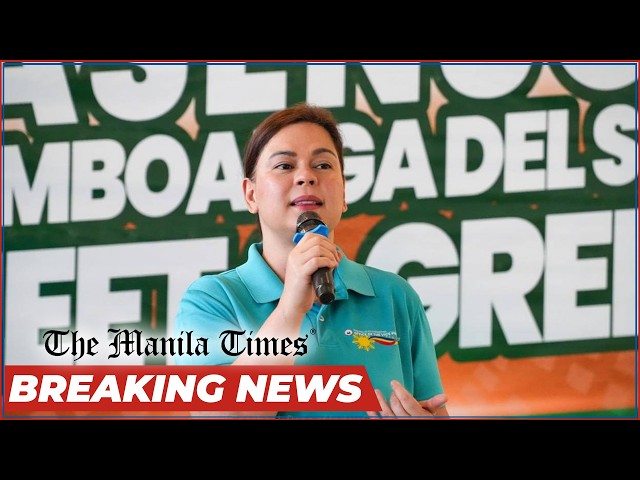 BREAKING: VP Duterte seeks dismissal of impeachment complaint