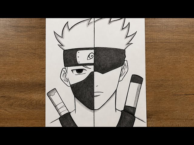 How to Draw Gojo vs Kakashi 🔥 | Jujutsu Kaisen x Naruto Drawing