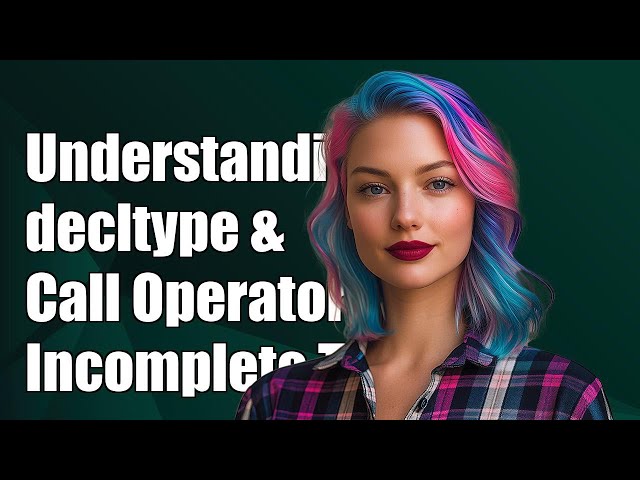 Understanding decltype and Call Operator Behavior with Incomplete Types in C++