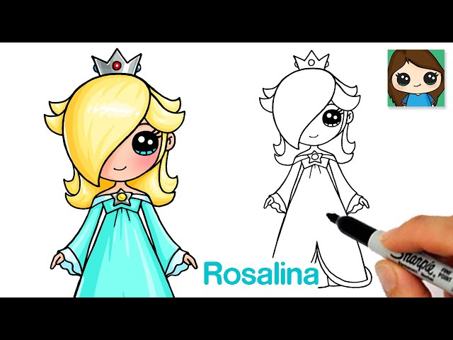How to Draw Rosalina ⭐️Super Mario