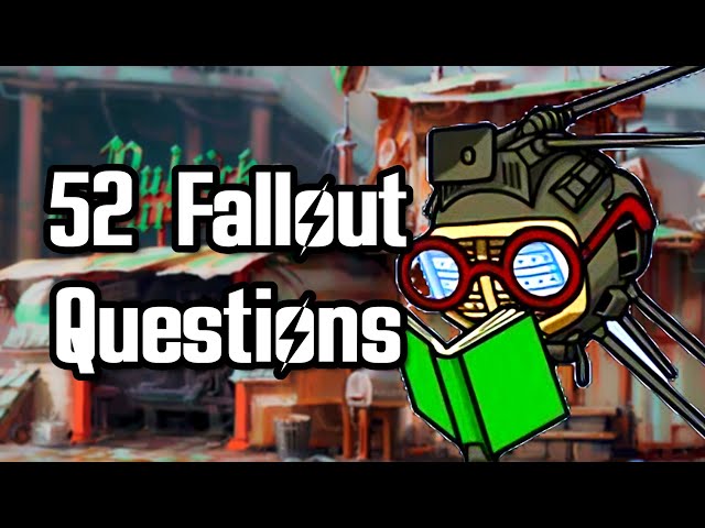 I Asked, You Answered: A Year’s Worth of Fallout Questions Answered