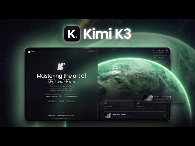Kimi K3: From Prompt to LIVE Website in 20 Minutes