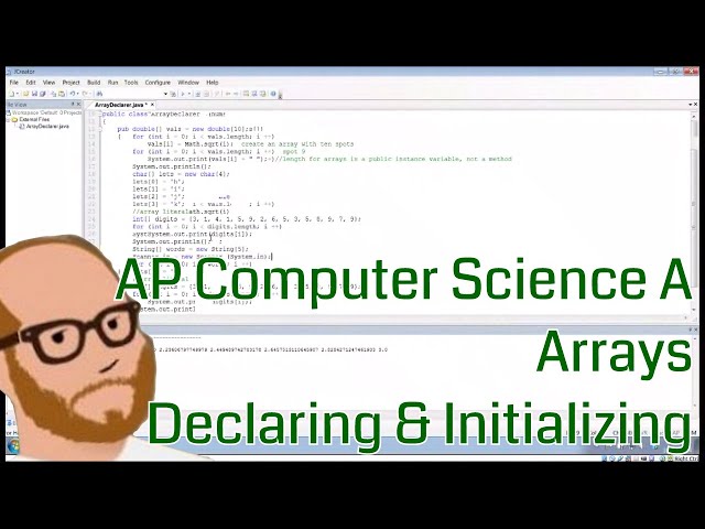 Computer Science AP - Arrays - Declaring and Initializing