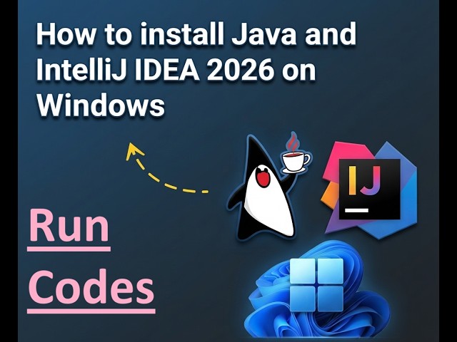 How to install Java and IntelliJ IDEA 2026.2