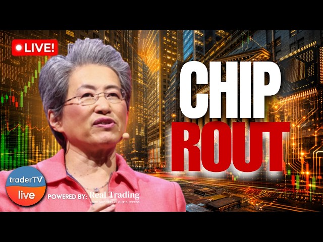 CHIP SELLOFF LINGERS 📉 $MU $AMD Keep Pressure on $SPY | Stock Market Live