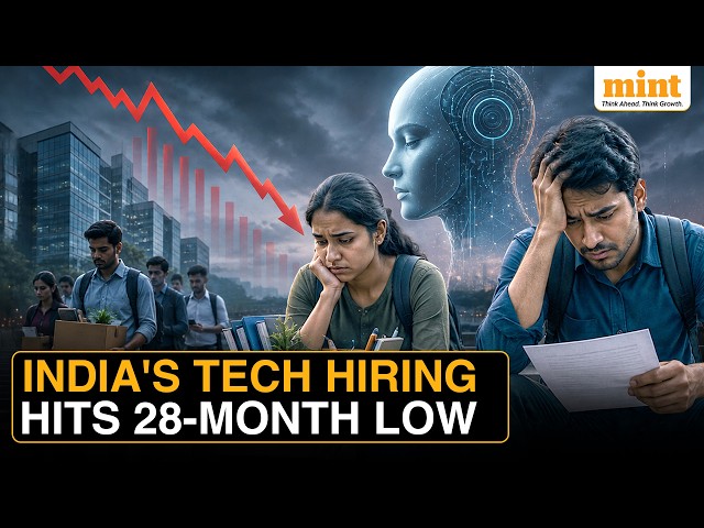 India Tech Jobs Freeze? Hiring Falls 17%, Freshers Hit Hard As AI Reshapes Workforce