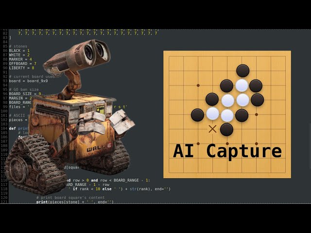 Programming the Game of Go in Python: teaching AI to capture the group of stones