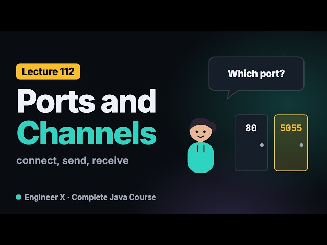 Java SocketChannel for Beginners: IP Addresses, Ports, Sending and Receiving | Java Course L112