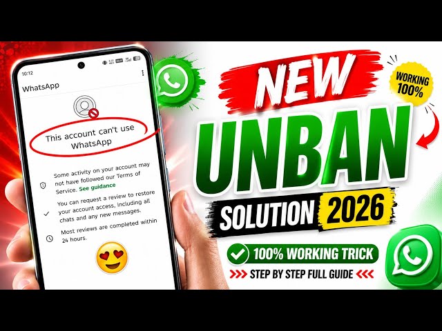 WhatsApp Ban Problem Solved ✅ | This Account Can’t Use WhatsApp 