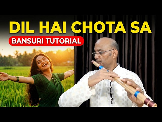 Dil Hai Chota Sa Choti Si Asha | Beginners Can Easily Play This  Song |Bansuri Lesson | Anjani Flute