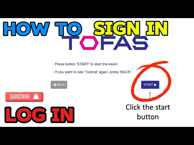 How to sign in Log In TOFAS ACCOUNT | TOFAS Testing TUTORIAL   |  #testing #maths #math #tutorial