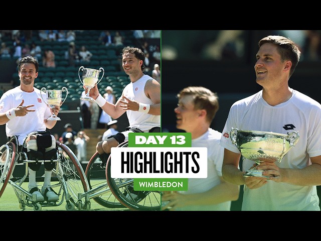 BRITS MAKE HISTORY 🏆 | Alfie Hewett, Gordon Reid & Henry Patten | Day 13 Highlights | Wimbledon 2026