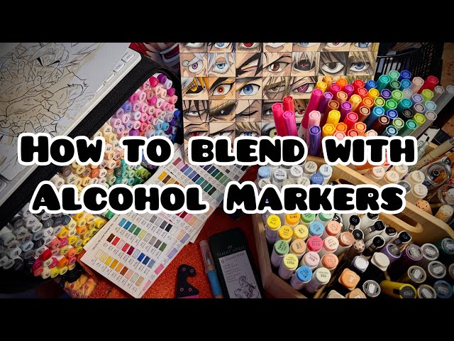 How to blend with Alcohol-Markers | Tutorial for Beginners 