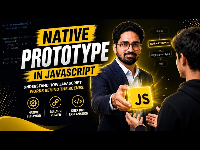 Native Prototype In JavaScript | JavaScript At Home | Prototype And Polyfill Playlist