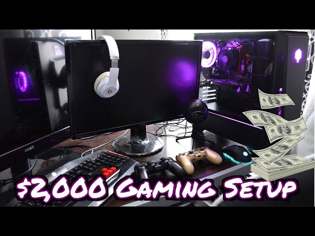 I spent $2000 on a gaming setup...