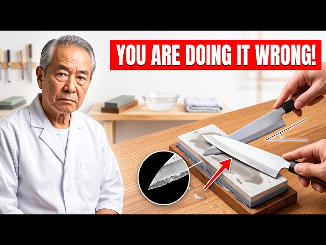 The Technique Japanese Master Sharpeners Use That Even Professional Chefs Get Wrong