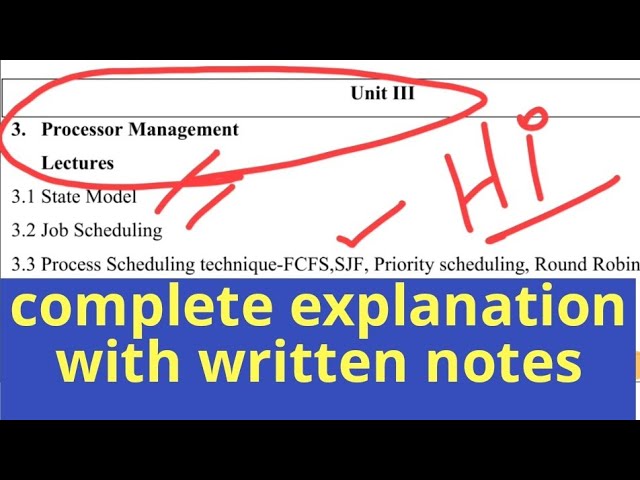 Sjf shirt job first process scheduling algorithm technique operating system video tutorial lecture