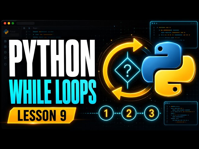 Python While Loops for Beginners | Lesson 9 | Shahzeb Code Python Course