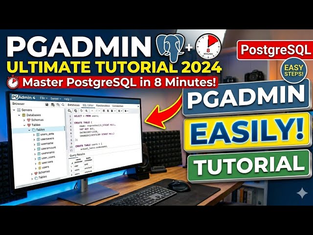 How to Use pgAdmin with PostgreSQL | Complete Practical Tutorial