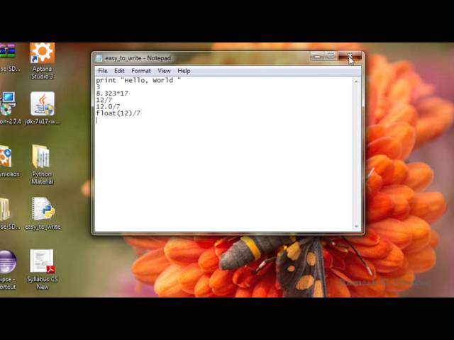 Python Interactive Mode and Script Mode