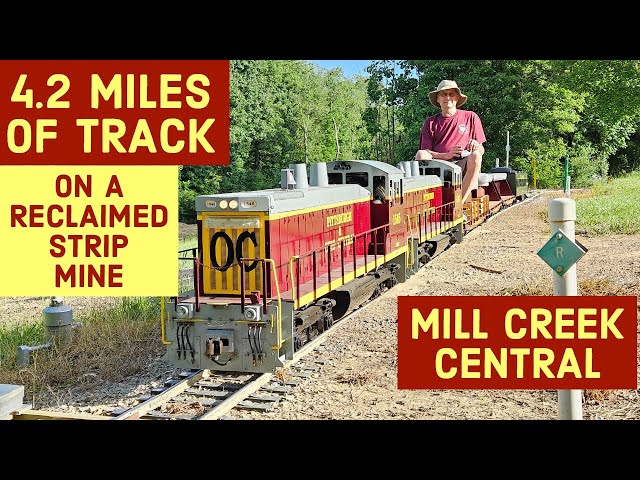 Mill Creek Central: A backyard railroad on a reclaimed strip mine