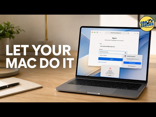 Stop Making Passwords You Can Remember — Your Mac Has a Better Way