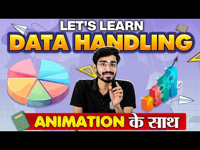 Understanding Data Handling -  In Animated Style🤩 || Class 8th Maths😎