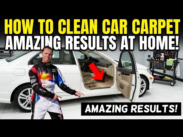 How to Clean Car Carpet at Home. Amazing Results