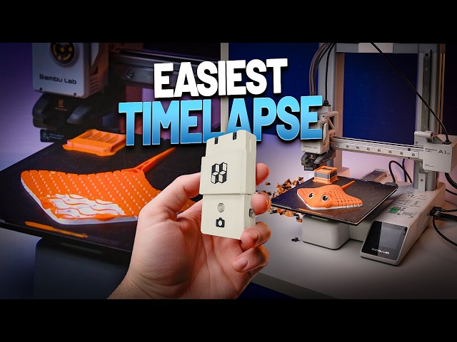 PERFECT timelapse in MULTICOLOR 3D printing? Now it’s possible. (CyberBrick Bambu Lab)