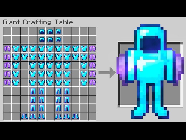 Minecraft, But Crafts Are HUGE...
