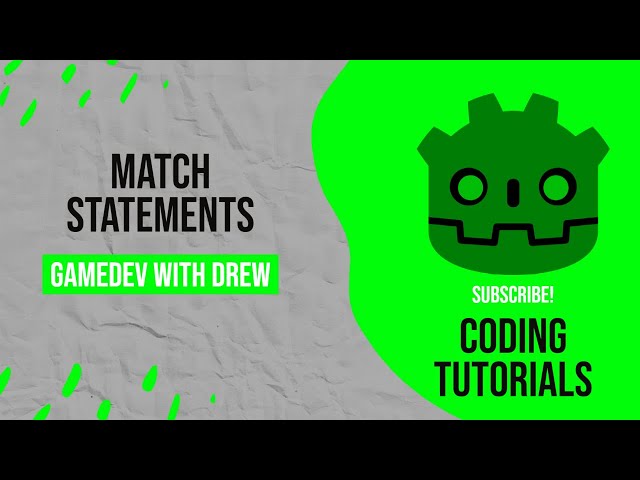 Match Statements | GDScript Tutorial | GameDev with Drew