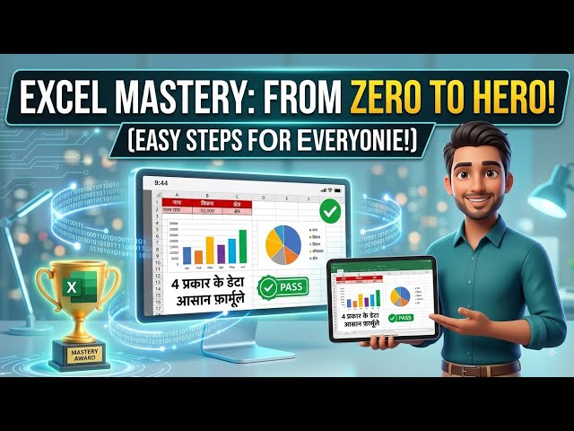 Microsoft Excel for Beginners | Excel Tutorial for Beginners Step by Step 