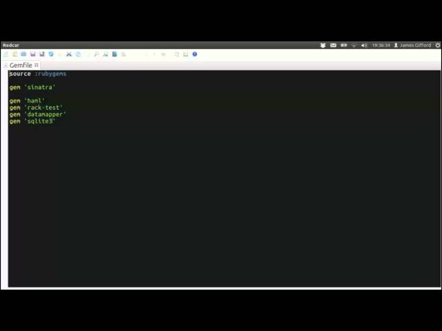 Ruby Casts Episode 6: Bundler