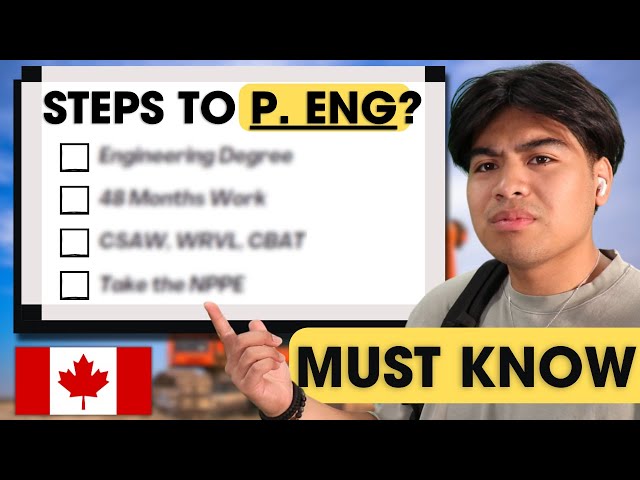 How to become a Professional Engineer (P Eng) in Canada | GUIDE of what you NEED to know.