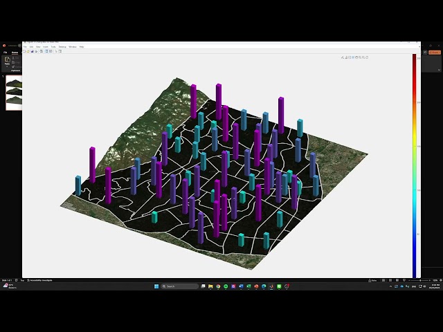 MATLAB 3D GIS using a simple plot figure