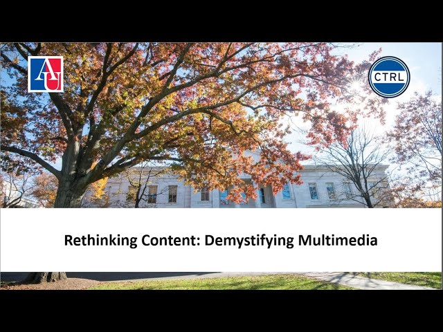 Rethinking Content: Demystifying Multimedia