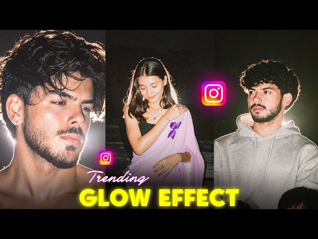 Instagram trending Glow effect photo editing | Instagram viral Lofi dusk filter photo editing