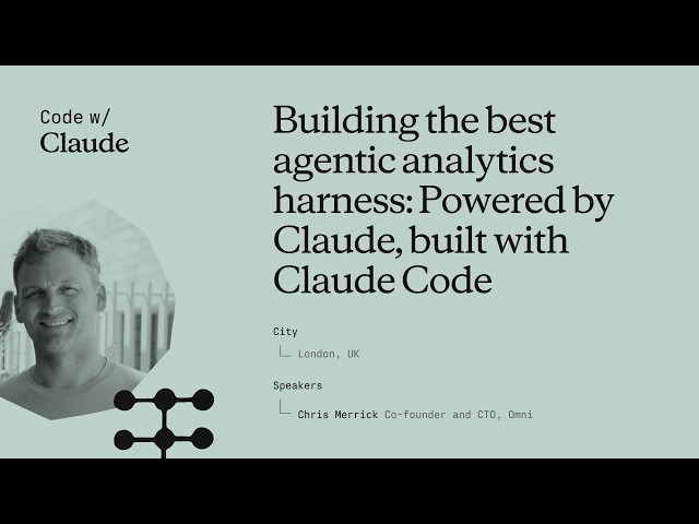 Building the best agentic analytics harness: Powered by Claude, built with Claude Code