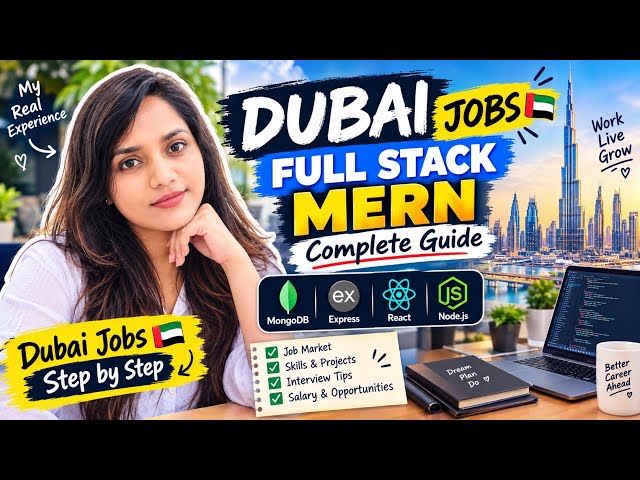 Dubai Fullstack MERN Exposed 🇦🇪 | Opportunities & Tips to Get Hired #job #tips #software #explore
