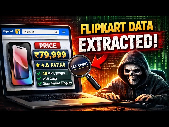 😳 Python ne Flipkart ka DATA NIKAAL LIYA?! | Product Name Dalo → Price & Features LIVE 🔥