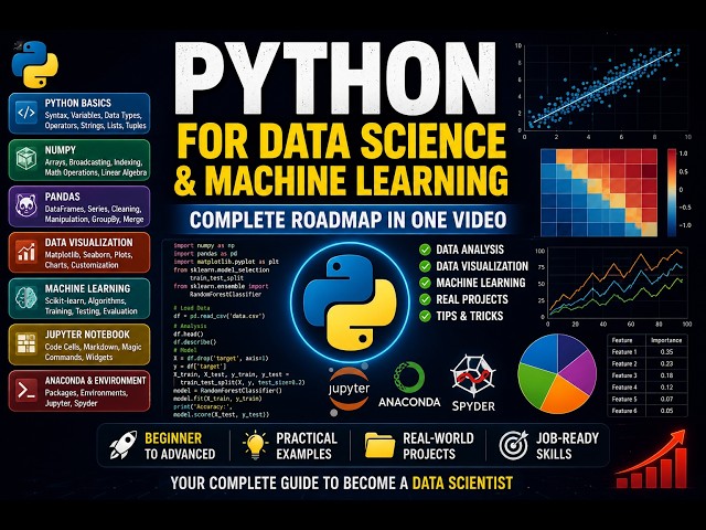Python Full Course for Beginners 2026 overview