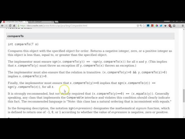 Comparing Cards - the Comparable Interface in Java