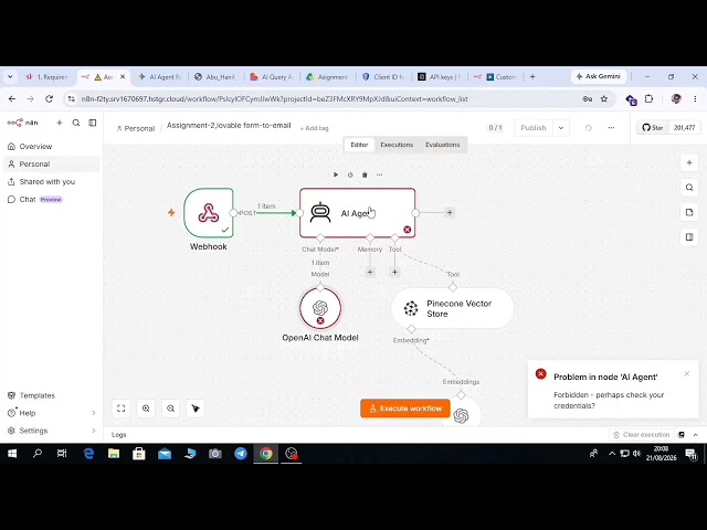 Complete RAG AI Agent & Automation Workflow with n8n, Pinecone & OpenAI | Live Demo