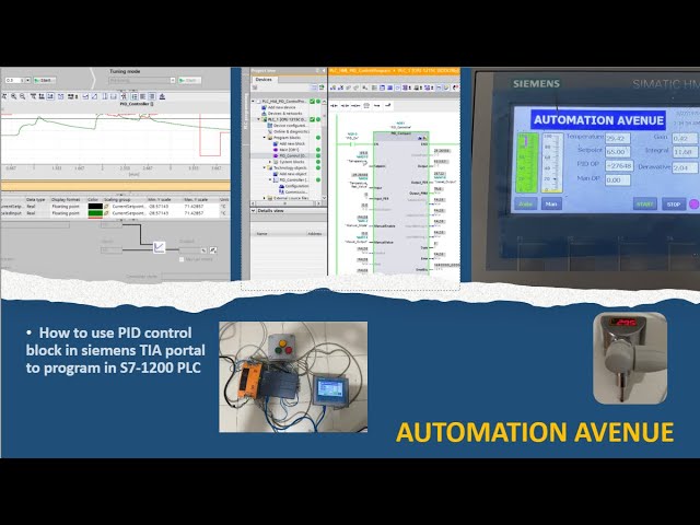 PID Control Implementation in Siemens TIA Portal: S7-1200 PLC Tutorial